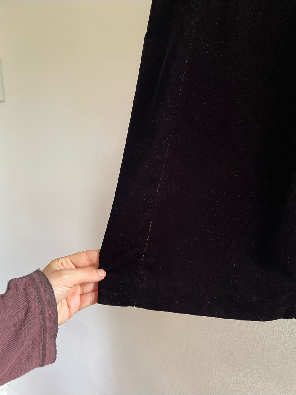 Vintage 90s Velvet Cocktail Dress - Picture 6 of 12